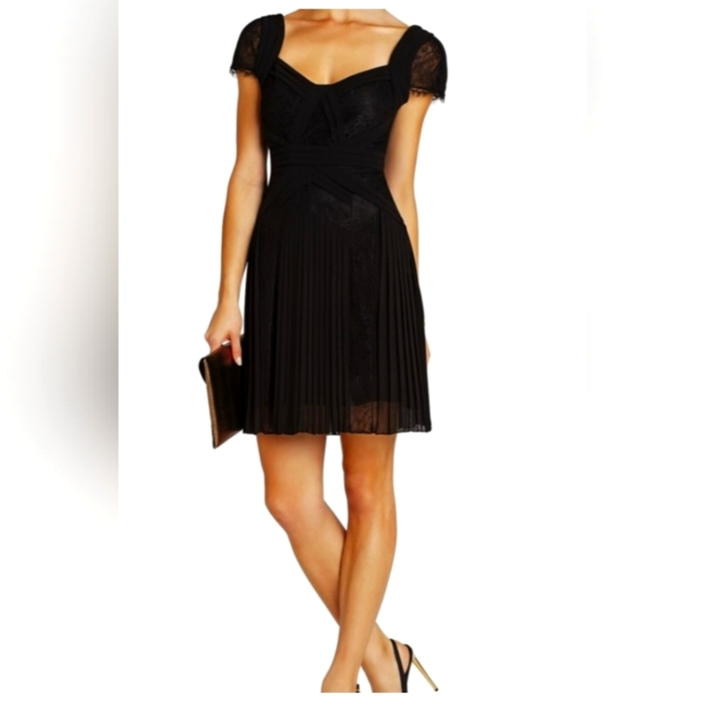 BCBG Black  lace dress size 8l6